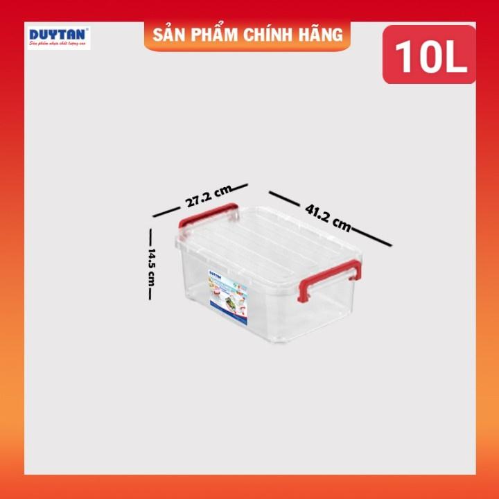 Thùng nhựa trong chữ nhật Duy Tân 10L-15L