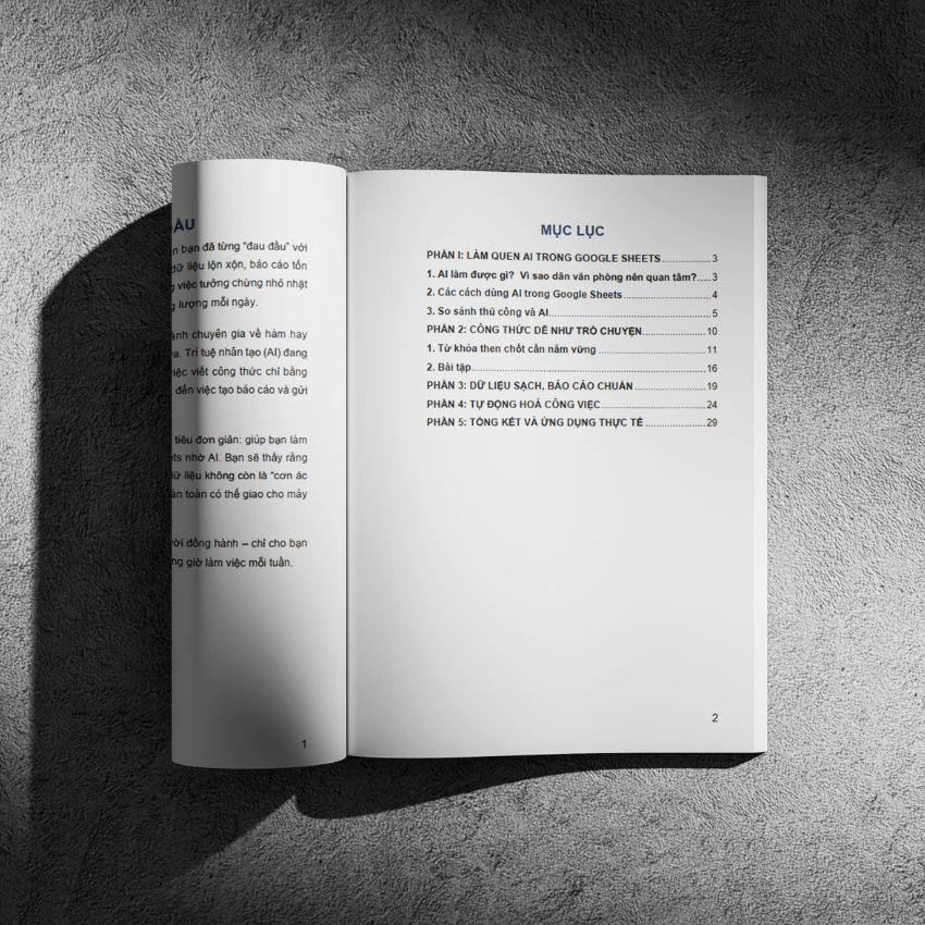 Sách - AI Và Google Sheets - Từ Công Thức Đơn Giản Đến Tự Động Hóa Toàn Diện