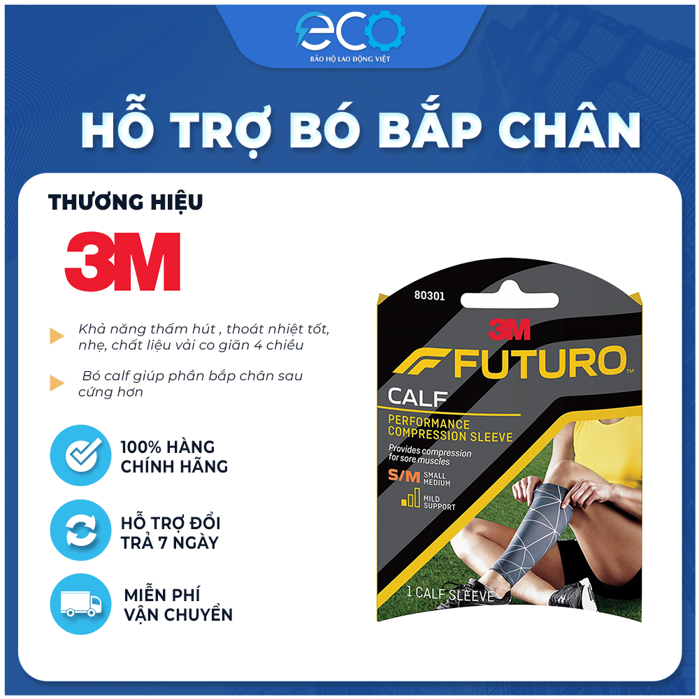 Băng hỗ trợ bó bắp chân cao cấp 3M Futuro 1 chiếc/hộp