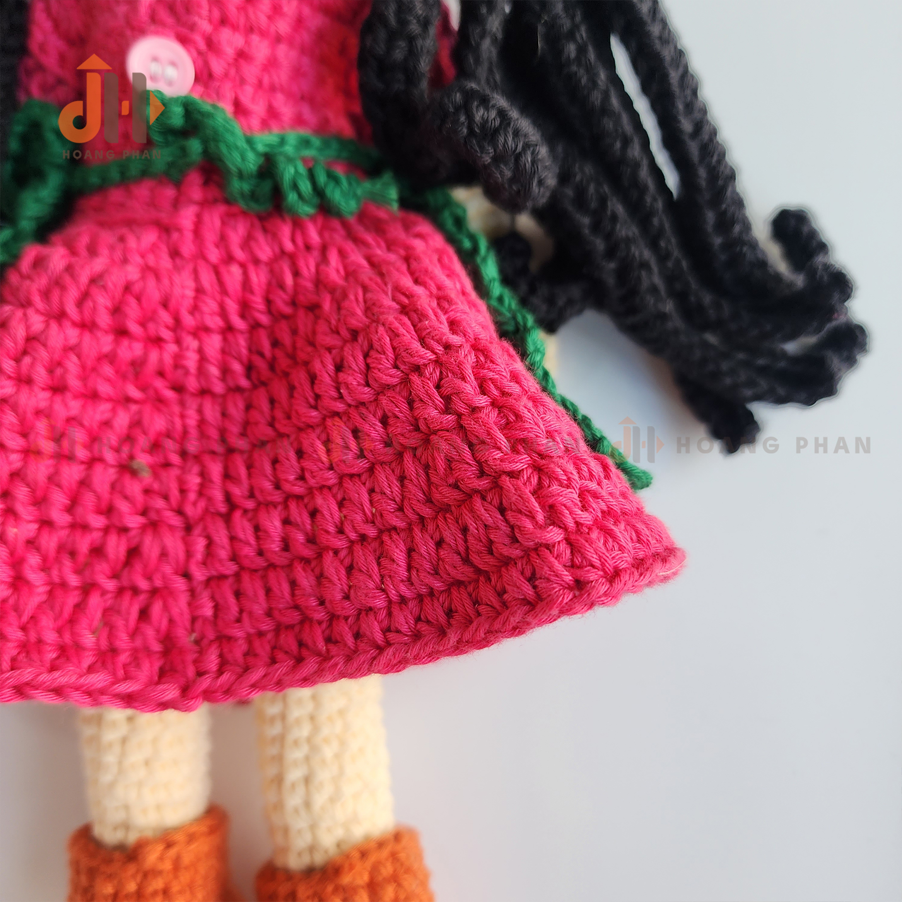 Búp bê móc len - Cô nàng Malala phiên bản 05