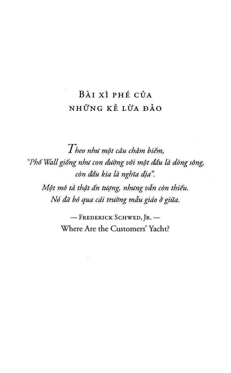 Trò Bịp Trên Phố Wall (Tái Bản)