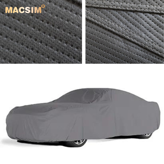 Bạt phủ ô tô chất liệu vải không dệt cao cấp thương hiệu MACSIM dành cho hãng xe Landrover màu ghi - bạt phủ trong nhà và ngoài trời