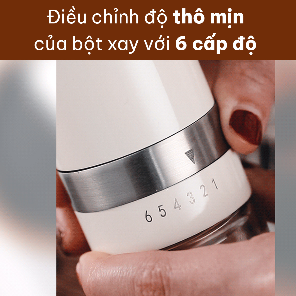 Máy xay cà phê mini cầm tay cao cấp (GA18) | Cối xay hạt cafe bằng tay với lõi nghiền bằng gốm cao cấp bền bỉ | Dụng cụ xay cafe cầm tay