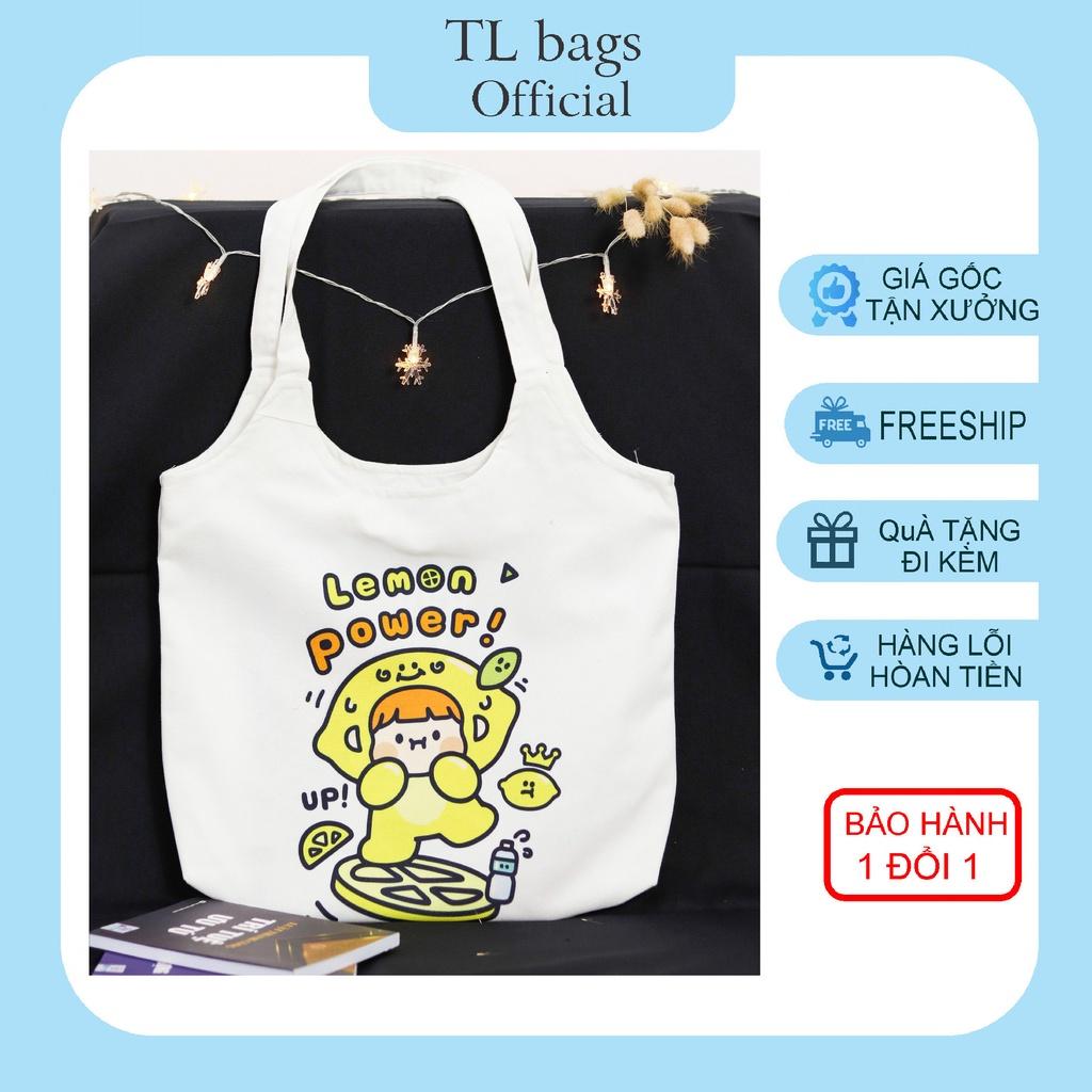 Túi Tote, Canvas TL, Mang Vai, Với Nhiều Mẫu Mã Đáng Yêu Tha Hồ Lựa Chọn