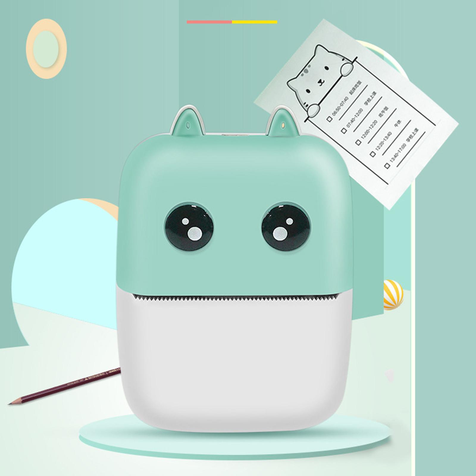 Mini Pocket Thermal Printer USB Cable Bluetooth for Mobile Phone Label