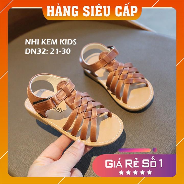 DN32, Sandan vintage cho bé gái, đế su chống trượt, đi  xinh lăm nha