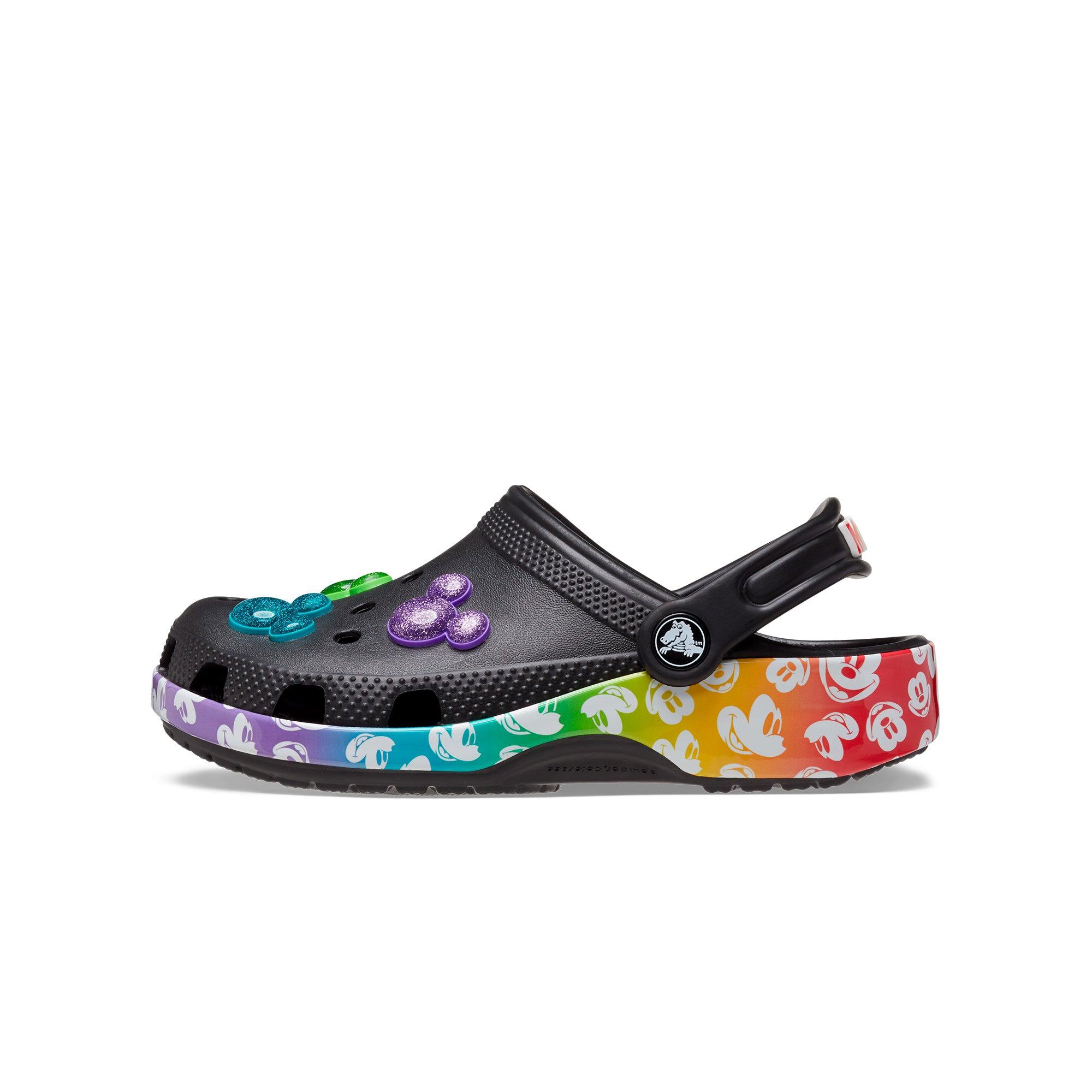 Giày lười trẻ em Crocs Classic Clogid Disney Rainbow - 207743-0C4