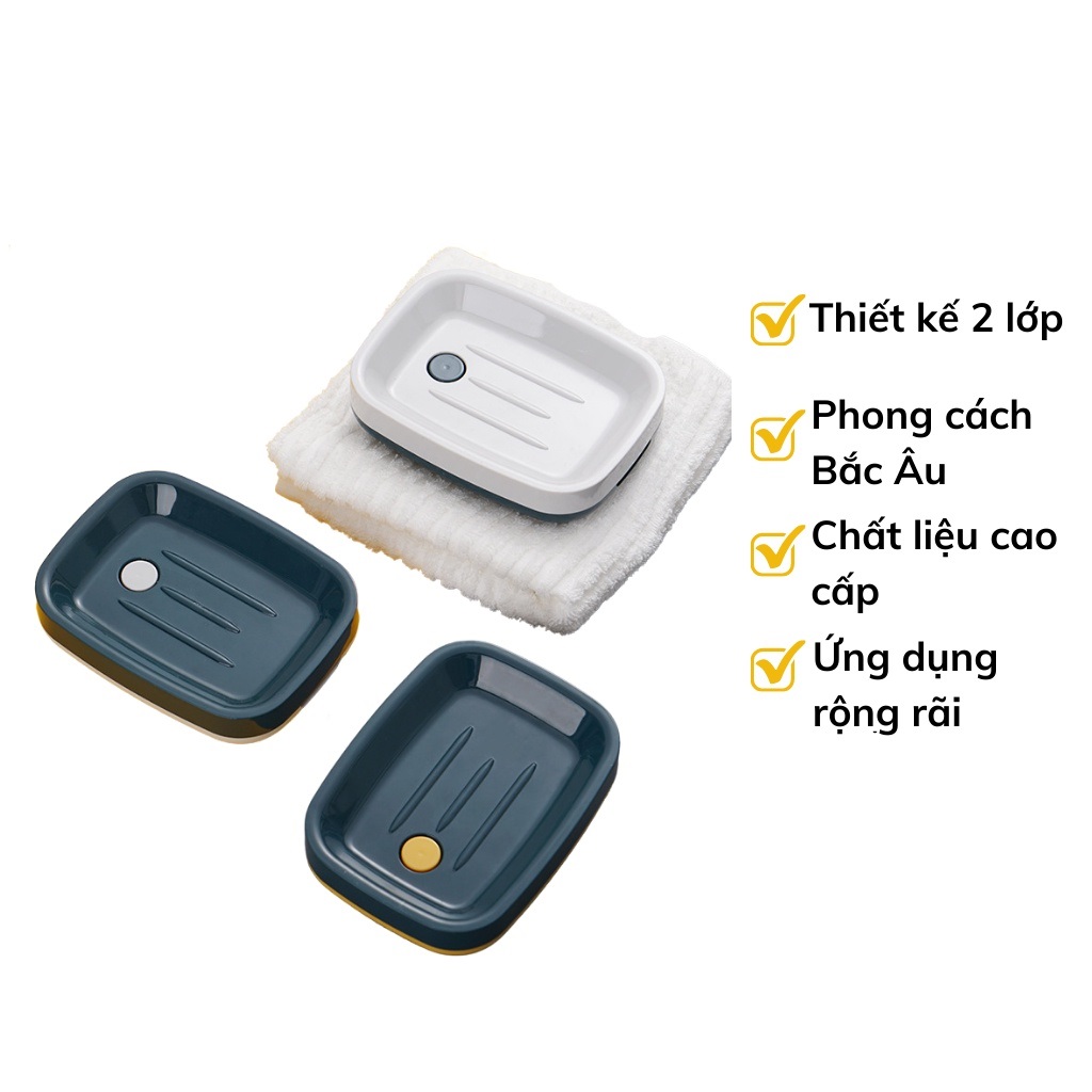 Khay Đựng Xà Phòng 2 Lớp