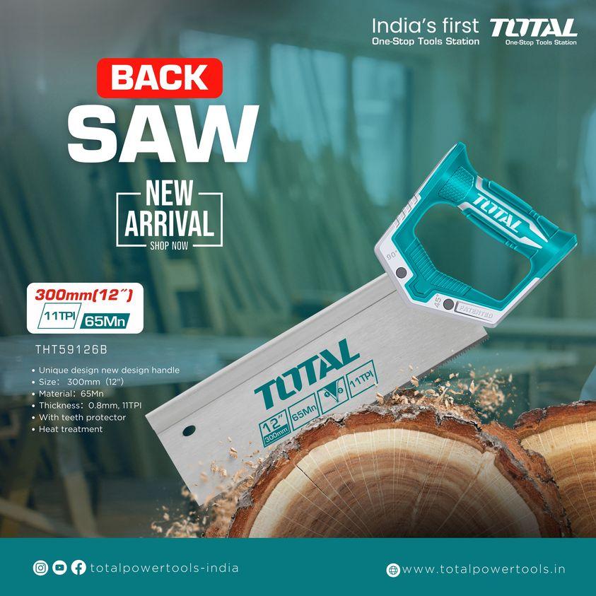 CƯA LÁ BẢN LỚN 12" TOTAL THT59126B - HÀNG CHÍNH HÃNG