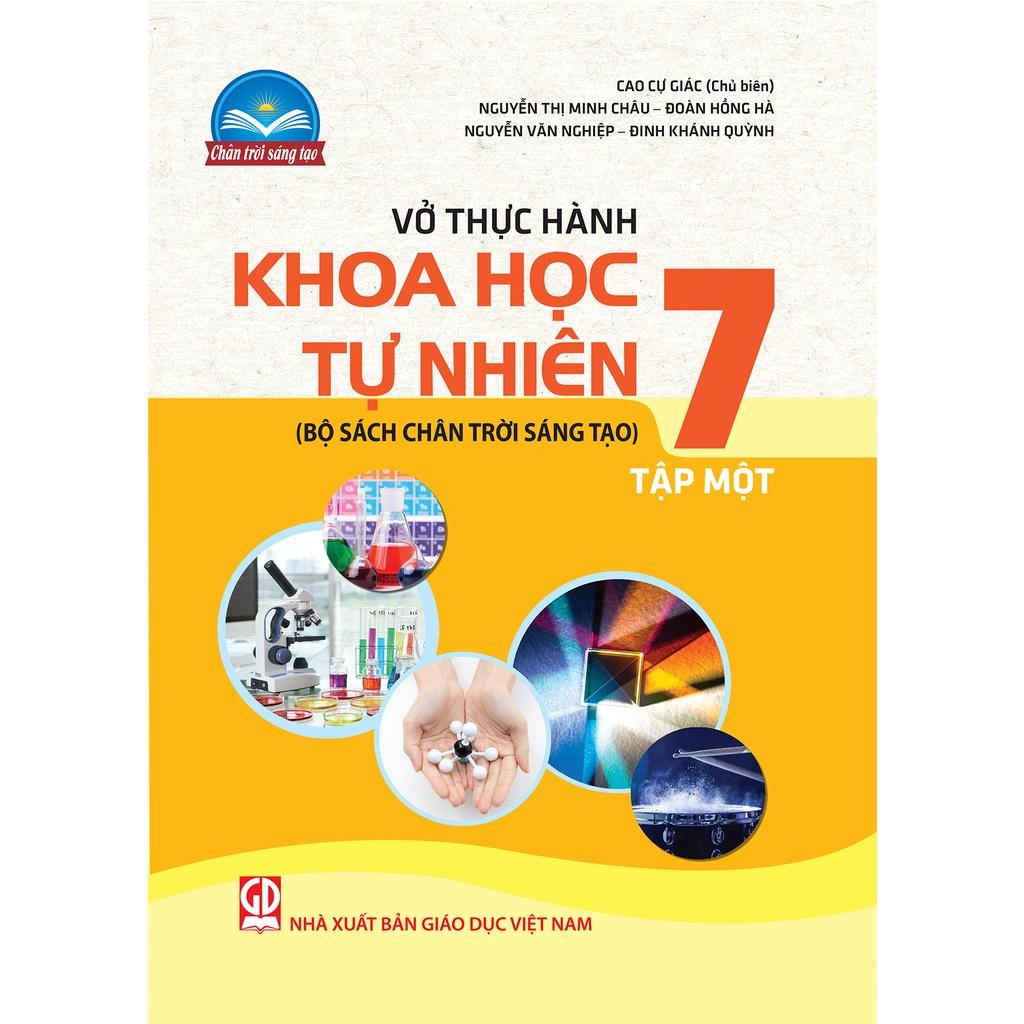 Sách - Combo Vở thực hành Khoa học tự nhiên 7 tập 1 + 2 ( Chân trời sáng tạo)