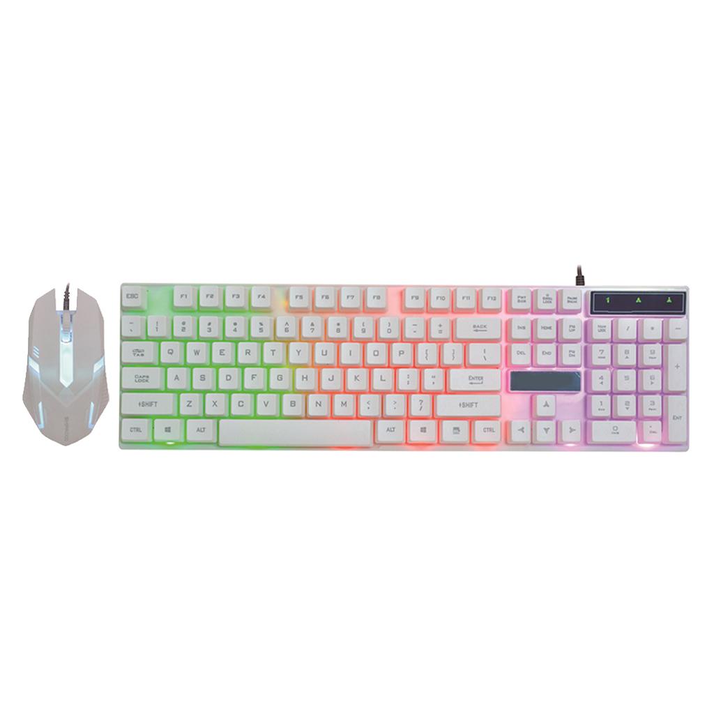 Gaming Keyboard Mouse Combo Set RGB LED Backlight