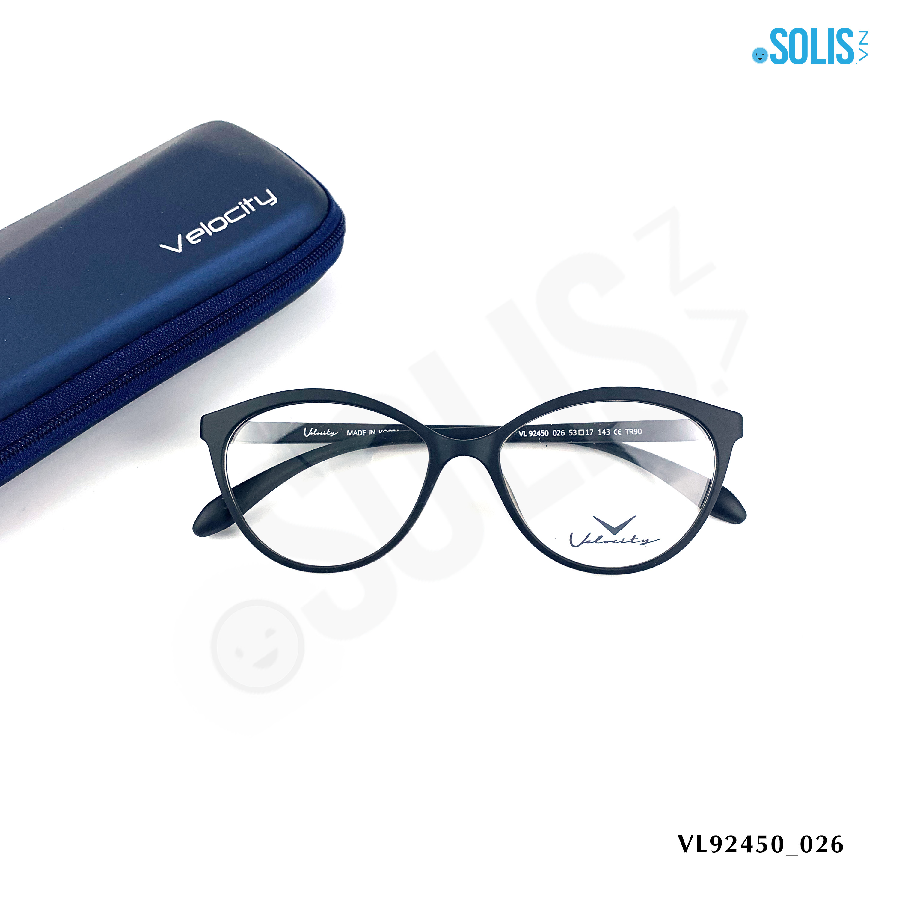 Mắt kính văn phòng siêu nhẹ, êm tai VL92450 Velocity, cắt kính cận, viễn, loạn kích thước 53-17-143