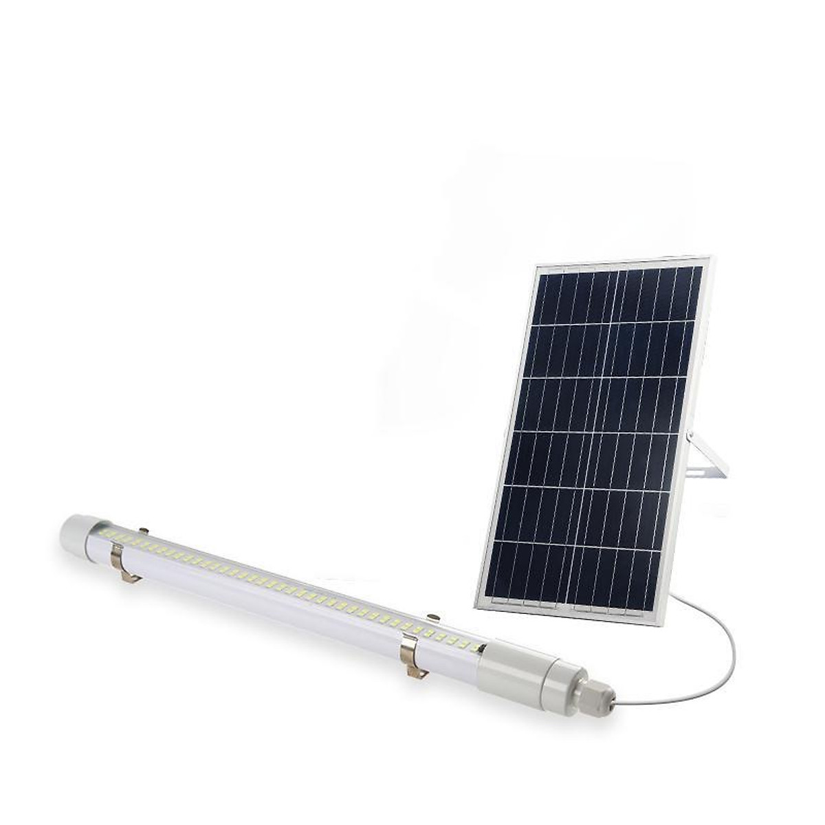 Đèn tuýp năng lượng mặt trời T8 công suất 100w (60cm) 150w (90cm) 200w (120cm), chỉ số kháng nước IP67 an toàn khi sử dụng