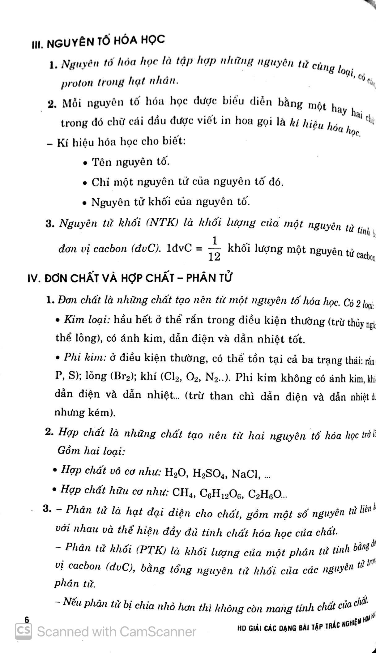 Hướng Dẫn Các Dạng Bài Tập Trắc Nghiệm Hoá Lớp 8 (Tái Bản)