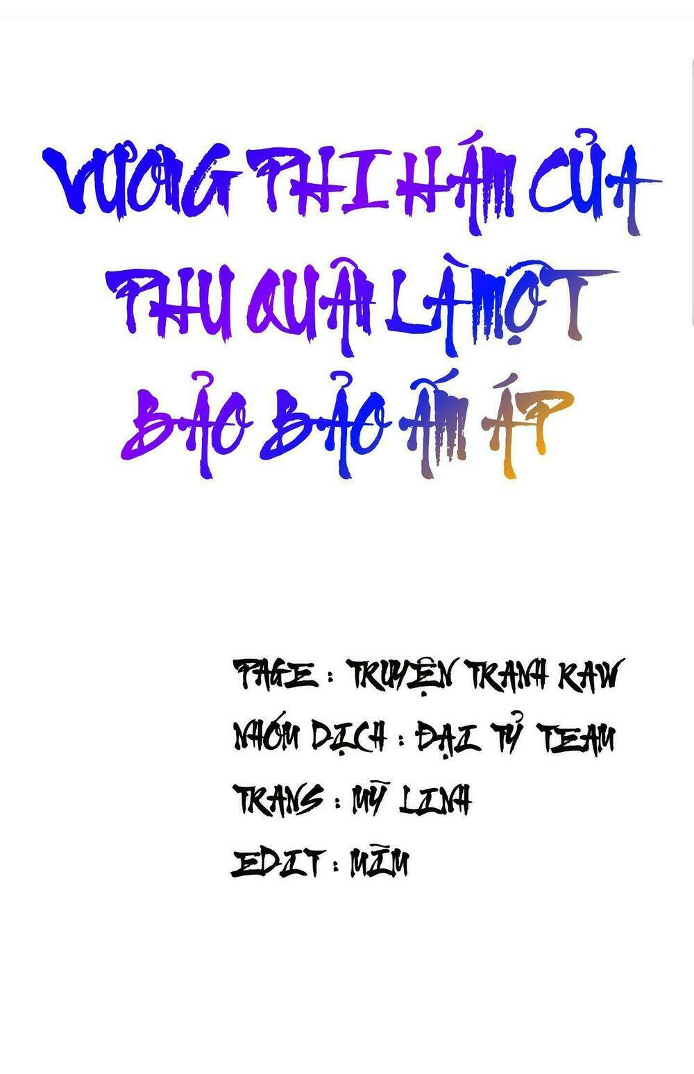 vương phi hám của - phu quân là một bảo bảo ấm áp chapter 8 2