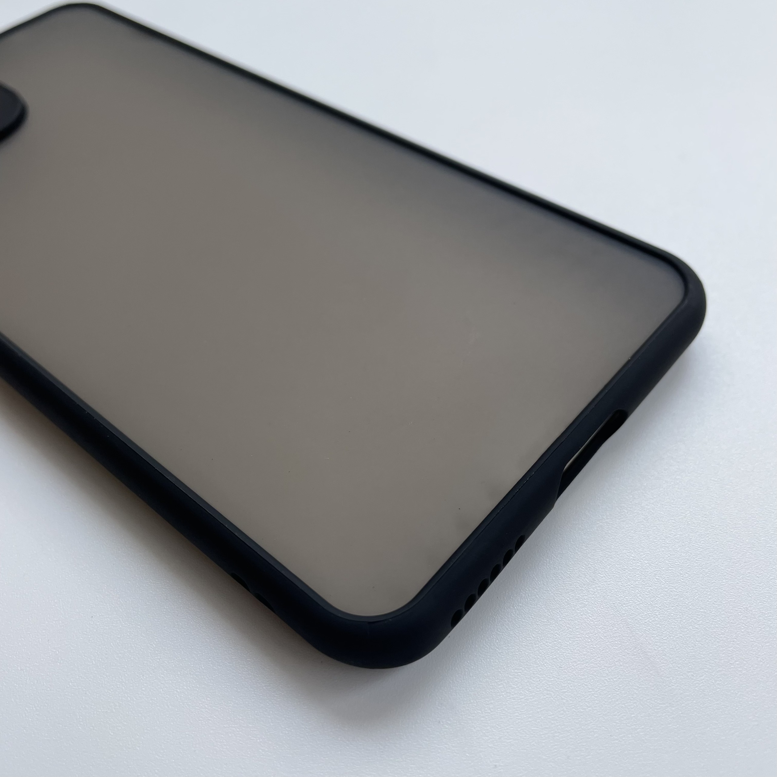 Ốp lưng cứng nhám mờ viền silicon bảo vệ camera cho Xiaomi Mi11 Lite