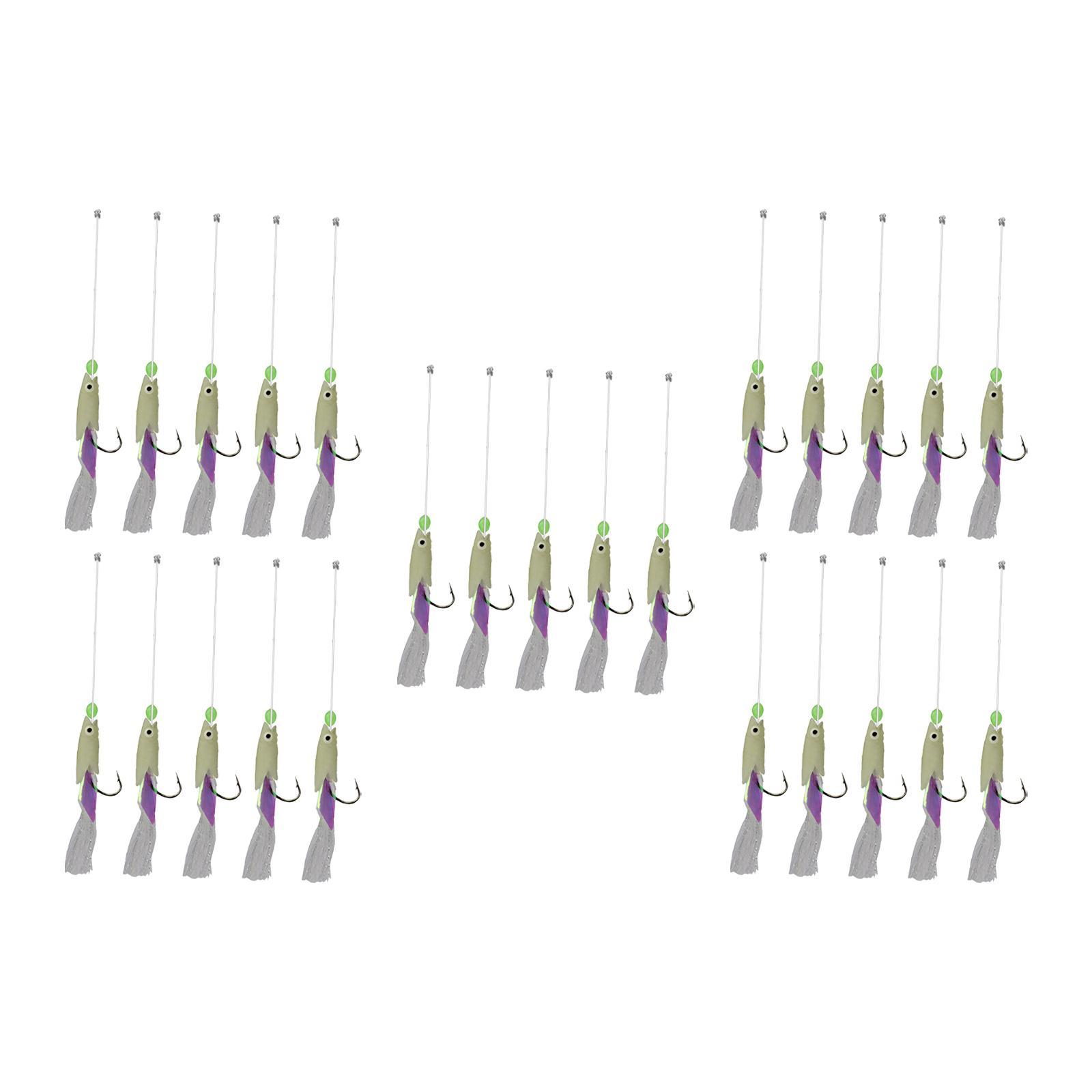 Fishing Rigs High Carbon Steel Hooks 5 Hooks Fishing Rigs for Fresh/saltwater