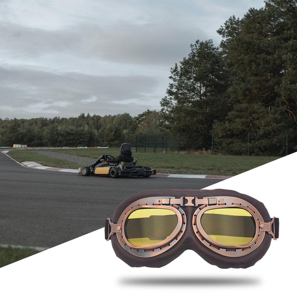 Punk Glasses Motorcycle Goggles Flying Eyewear for Motocross Cruiser Snow Sports