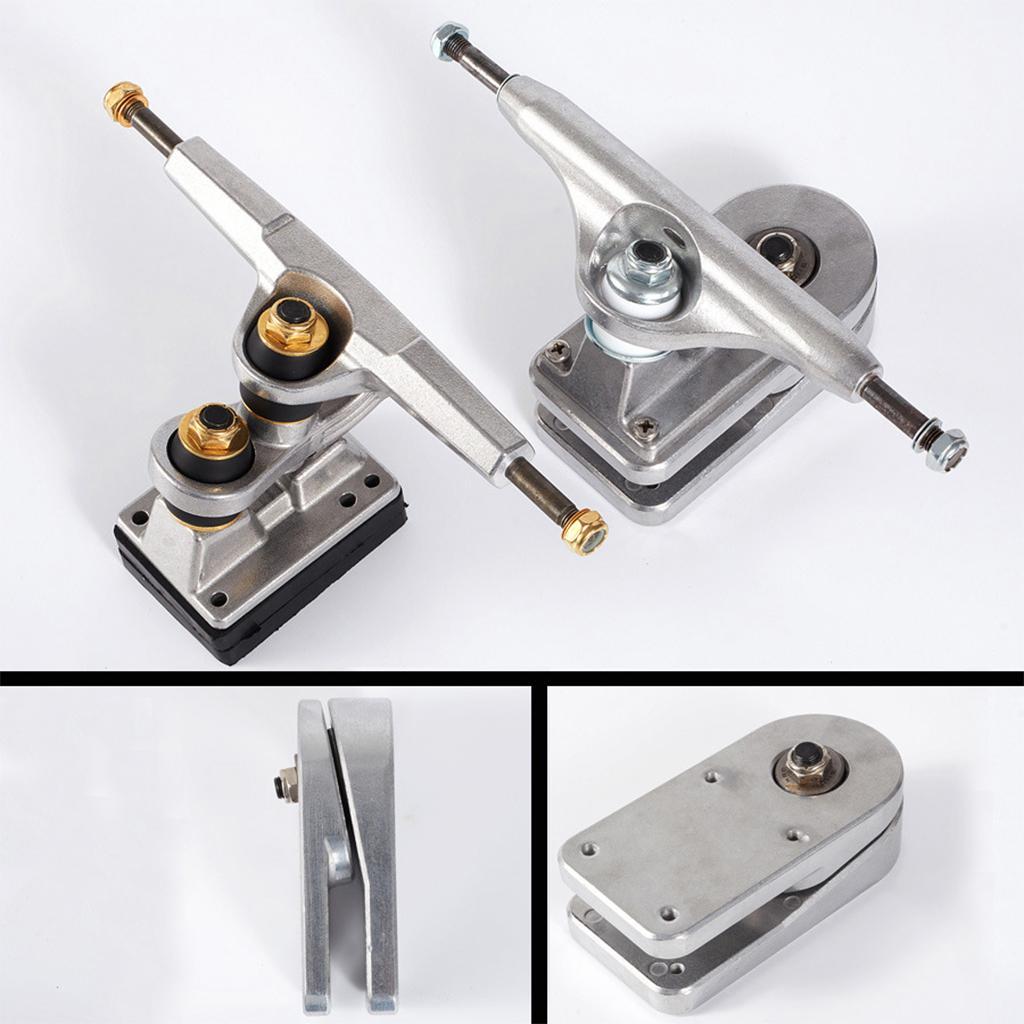 1 Pair Skateboard Trucks 6.25 inch for Longboard Decks Cruise Skate Board