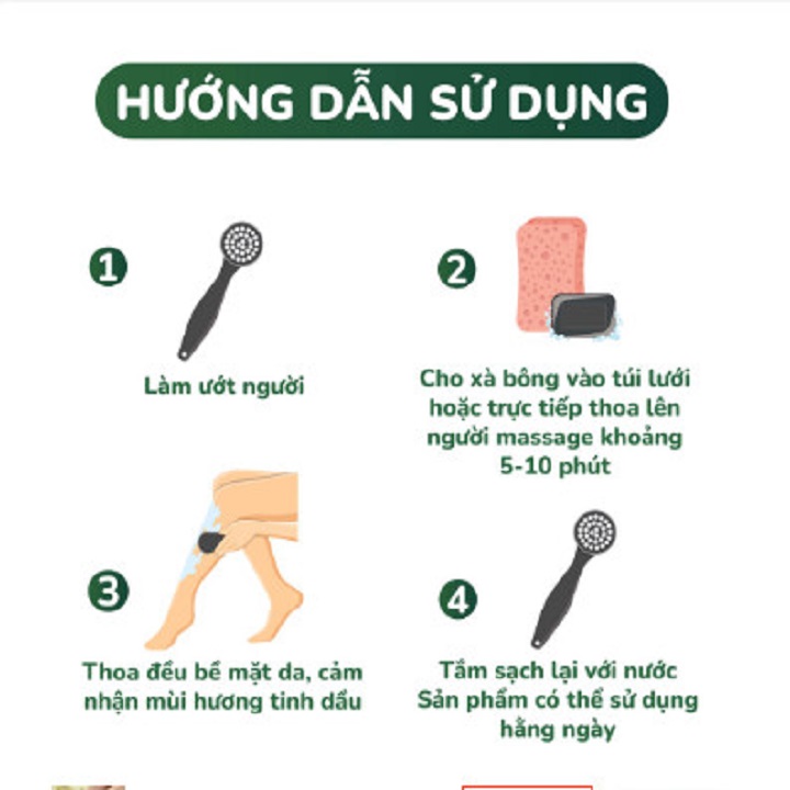 Set 3 bánh Xà Bông tắm gội đầu Sinh Dược Cao thảo dược Cho Da Dị Ứng giảm Mụn , xà phòng handmade 100% từ thảo mộc thiên nhiên 100gr