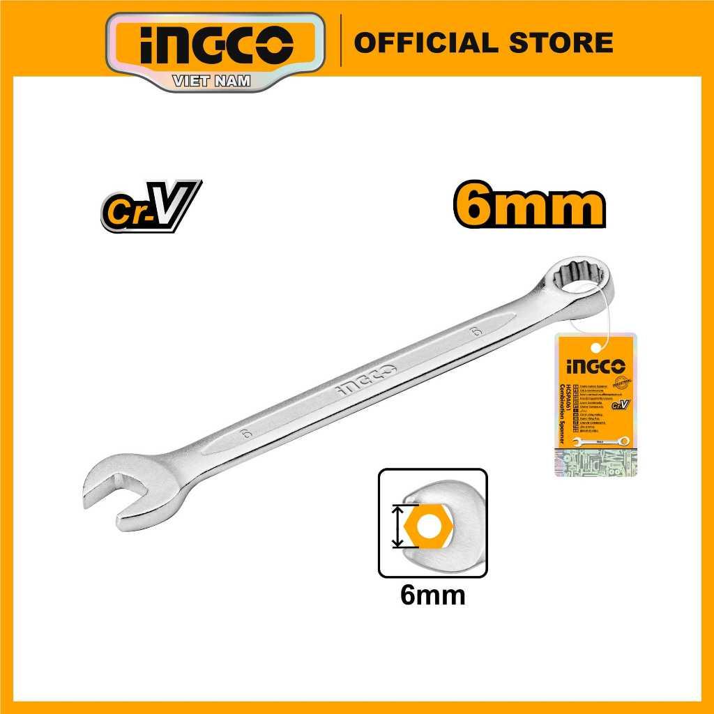Các loại cờ lê vòng miệng Ingco HCSPA nhiều size 6mm, 8mm, 9mm, 10mm, 12mm, 13mm, 14mm sử dụng sửa chữa, DIY