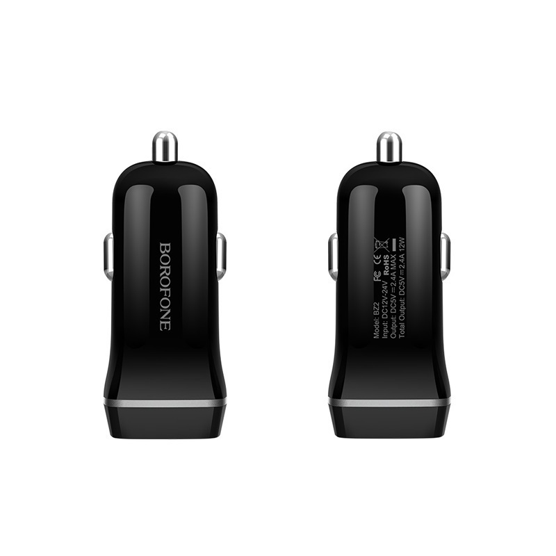 Sạc Xe Hơi Borofone BZ2, 2 cổng USB