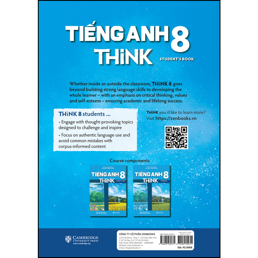 Sách Giáo Khoa Tiếng Anh 8 THiNK