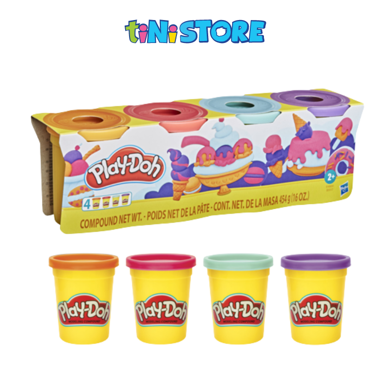 Bộ đồ chơi đất nặn 4 màu pastel Play-Doh (4x4oz)