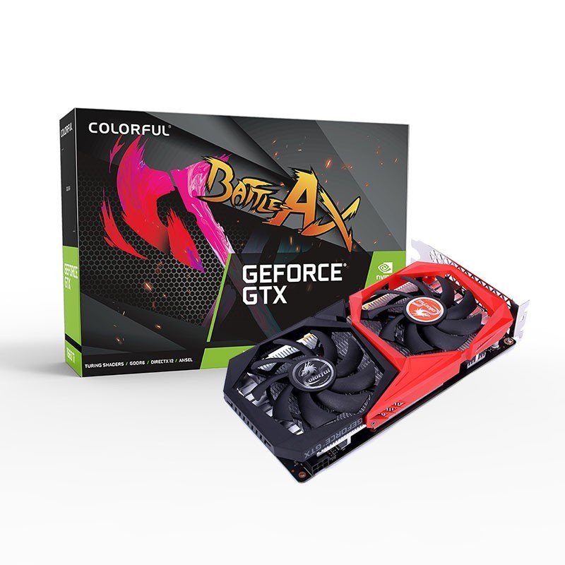 Card đồ họa VGA Colorful GeForce GTX 1650 NB 4GD6-V GDDR6 128 bit - Hàng Chính Hãng