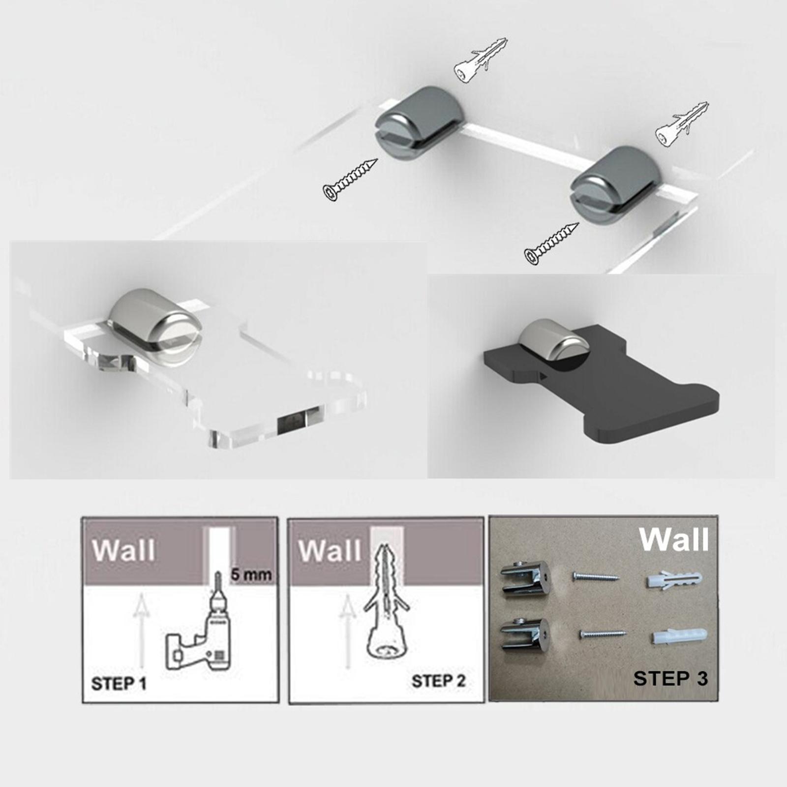 Acrylic Headphone Hanger Holder  Headset Stand 10x6.5cm  Clear