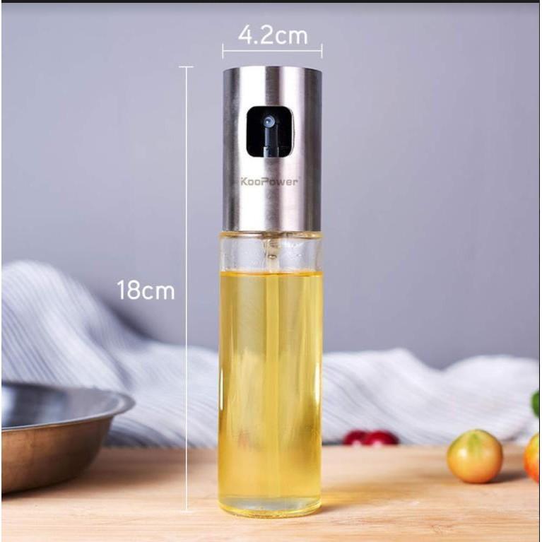 Combo 2 BÌNH XỊT DẦU ĂN DẠNG CHAI INOX