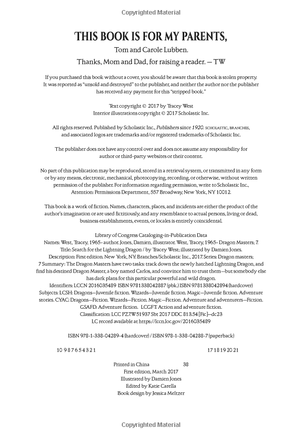 Sách ngoại văn: Dragon Masters #7: Search for the Lightning Dragon: A Branches Book