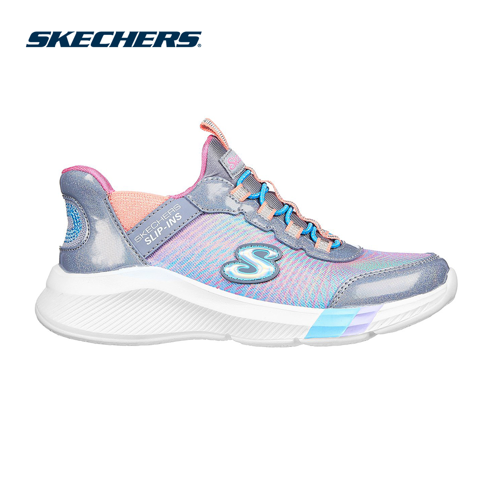 Skechers Bé Gái Giày Thể Thao Thường Ngày, Đi Học Slip-Ins Foamies Dreamy Lites - 303514L-GYMT