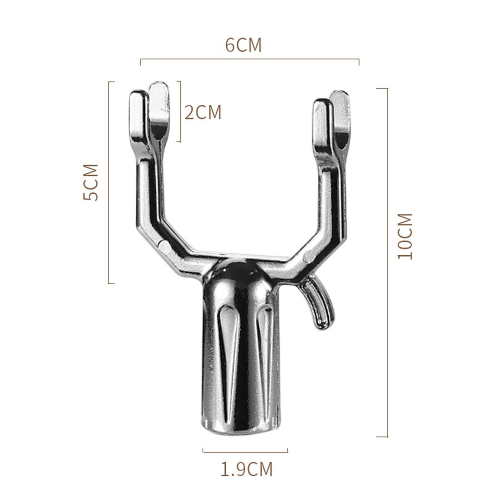 6x Portable Laundry Hanging Fork  Balcony Fork Clothes Airing Fork