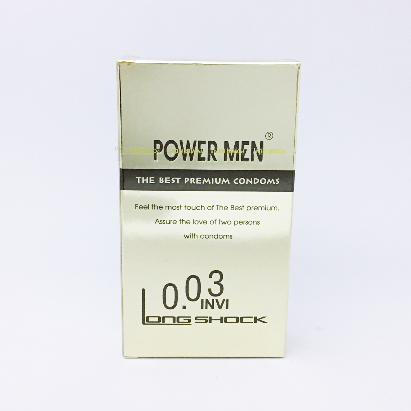 Bao Cao Su Cao Cấp Chống Xuất Tinh Sớm Power Men 0.03 Invisible (Hộp 12 chiếc) - Siêu Mỏng chỉ 0.03mm - Tặng Gel Gói Jex - Che Tên Sản Phẩm