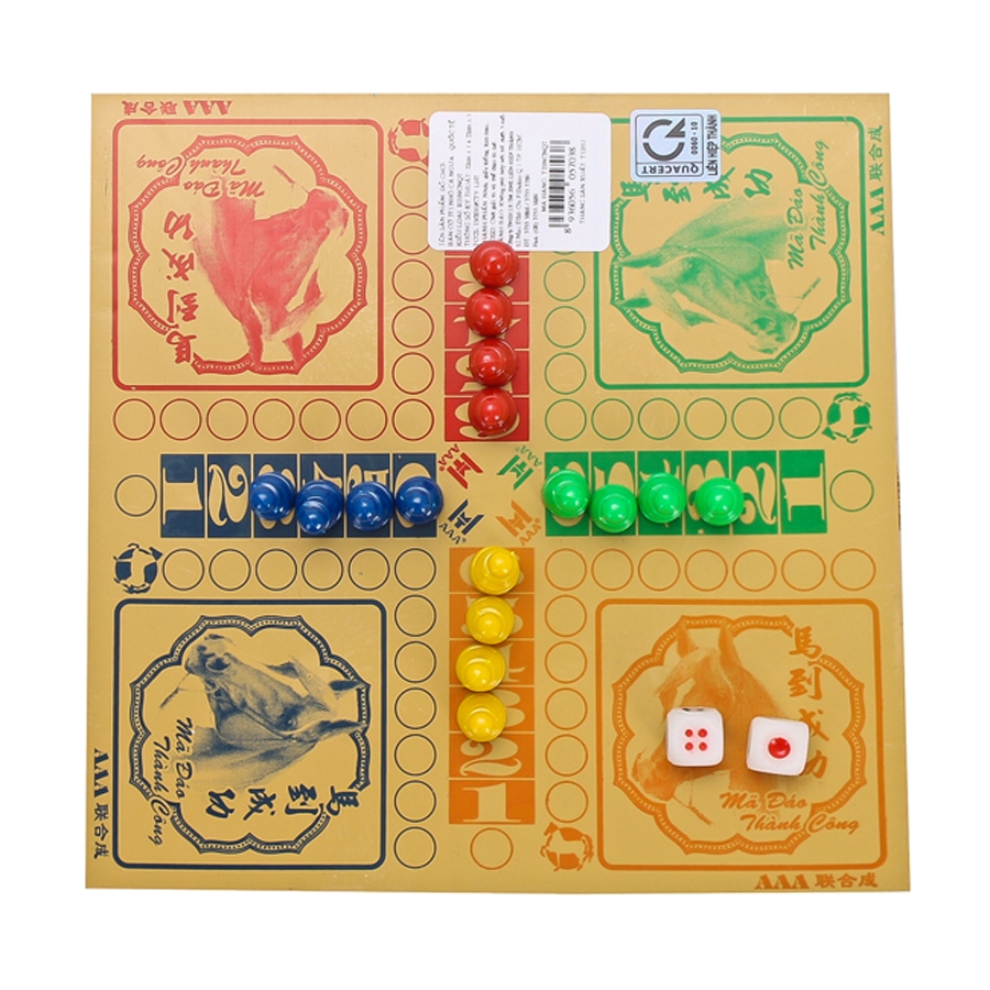 Bàn Cờ 3in1 Nhỏ Vây - Caro - Cá Ngựa XNK