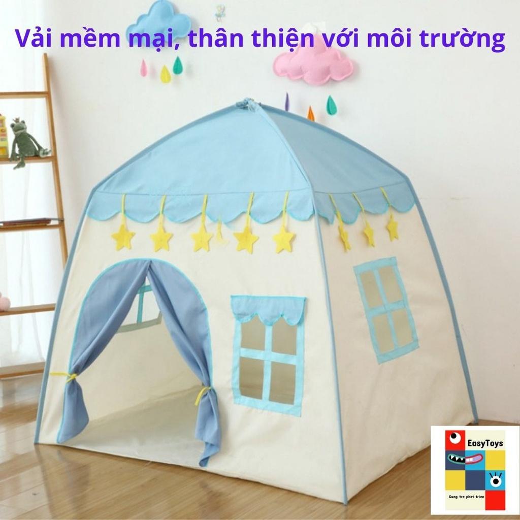 Lều trẻ em - Lều công chúa hoàng tử cực đẹp, chất vải mềm mại, kích cỡ rộng, 2 bé nằm thoải mái