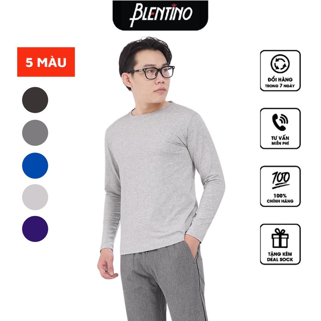 Áo Thun Thu Đông Nam Tay dài Blentino BLTSD-02 Chất liệu cotton giữ nhiệt ấm áp, mềm mại