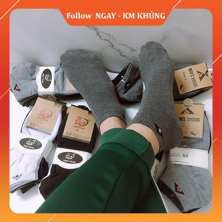 Combo 2 Đôi Tất Vớ Cổ Ngắn Nam Cao Cấp , Chất Liệu Cotton, Khử Mùi, Bền Đẹp