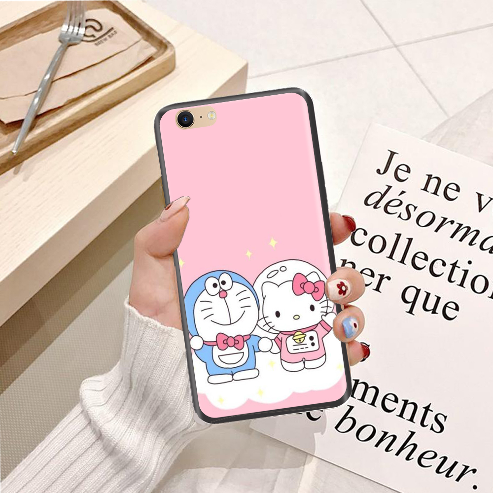 Ốp lưng điện thoại Oppo F3 Lite viền silicon dẻo TPU hình Doremon Dễ Thương - Hàng chính hãng