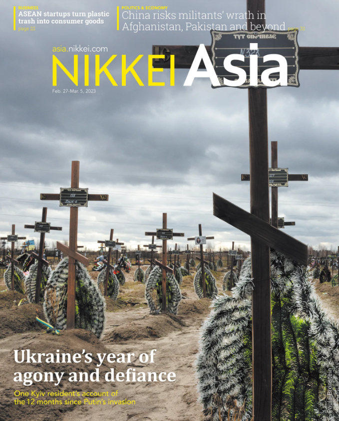 Tạp chí Tiếng Anh - Nikkei Asia 2023: kỳ 9: UKRAINE'S YEAR OF AGONY AND DEFINANCE