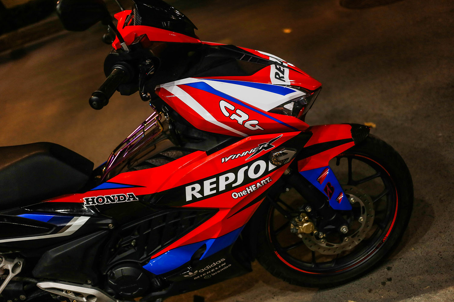 Tem trùm Winner X Red Blue Repsol