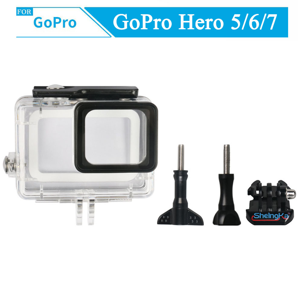 Vỏ chống nước cho GoPro Hero 5, GoPro Hero 6, GoPro Hero 7, GoPro new hero 2018