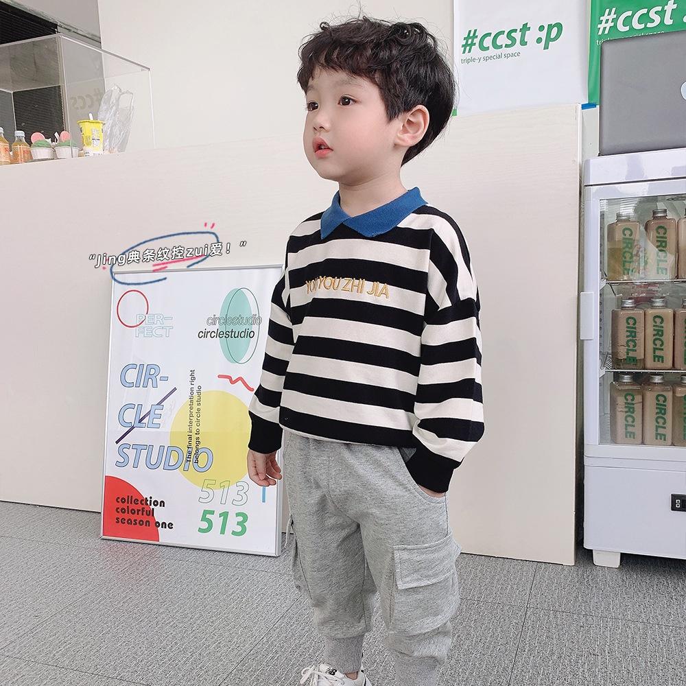 AT39 Size100-150 (12-35kg) Áo thun polo Xiliba cotton bé Thời trang trẻ Em hàng quảng châu