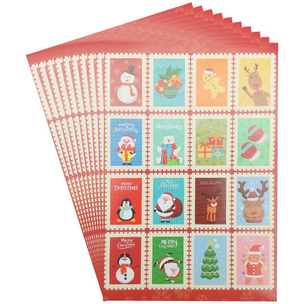 Bộ 10 Tờ Sticker Cổ Động Merry Christmas - Teenage 02