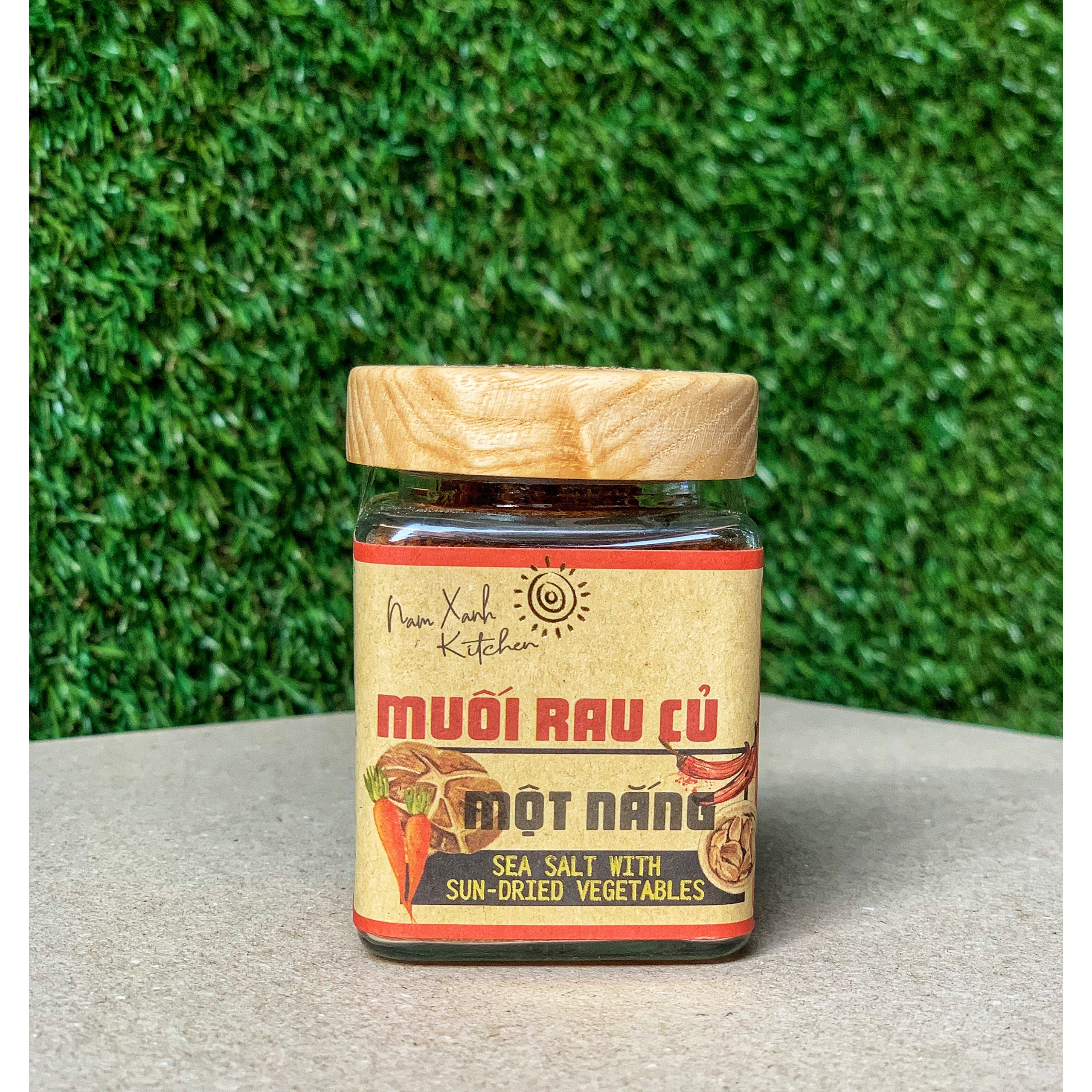 Muối Rau Củ Một Nắng 70g / Sea Salt With Sun And Dried Vegetables 70g