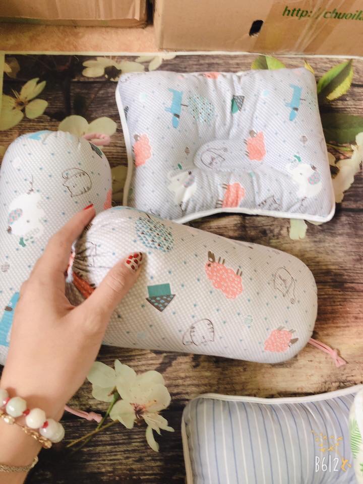 Chặn Gối Cotton Loại Tốt Siêu Mềm Việt Nam Xuất Khẩu (Màu ngẫu nhiên)