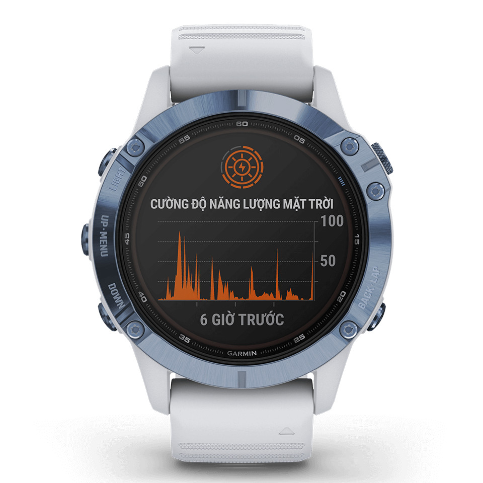 Đồng Hồ Thông Minh Theo Dõi Vận Động Theo Dõi Sức Khỏe Garmin Fenix 6S / Fenix 6 / Fenix 6X PRO SOLAR EDITION- Hàng Chính Hãng