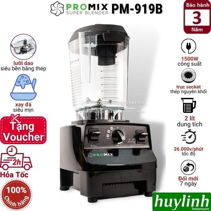 Máy xay sinh tố công nghiệp Promix PM-919B - 1500W - 2 lít - Hàng chính hãng