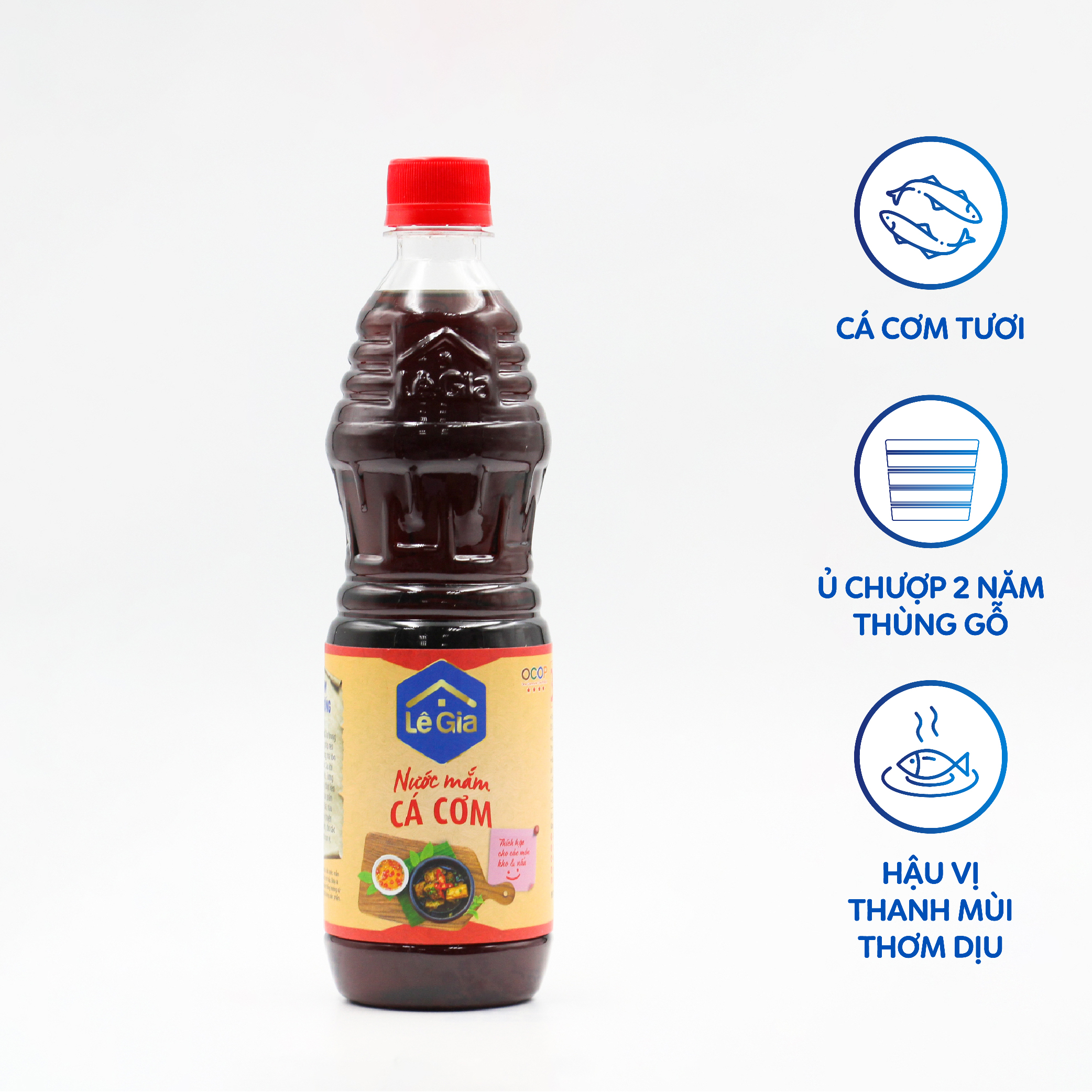 Nước mắm Lê Gia- Cá cơm 650ml